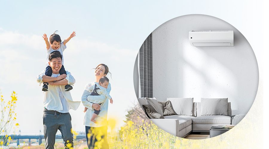 お出かけ中に「おでかけ運転」で運転制御しているイメージ