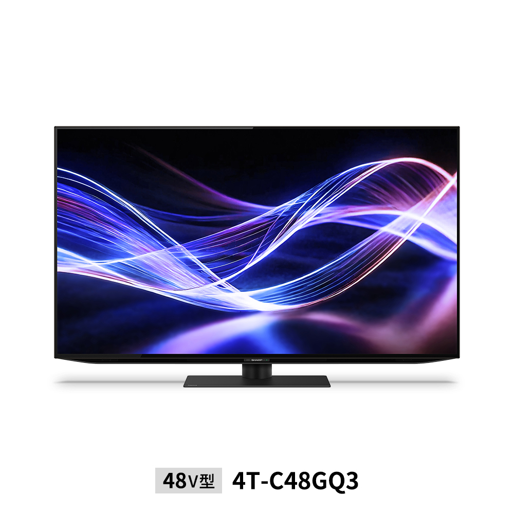 4K有機ELテレビ:48V型4T-C48GQ3:正面