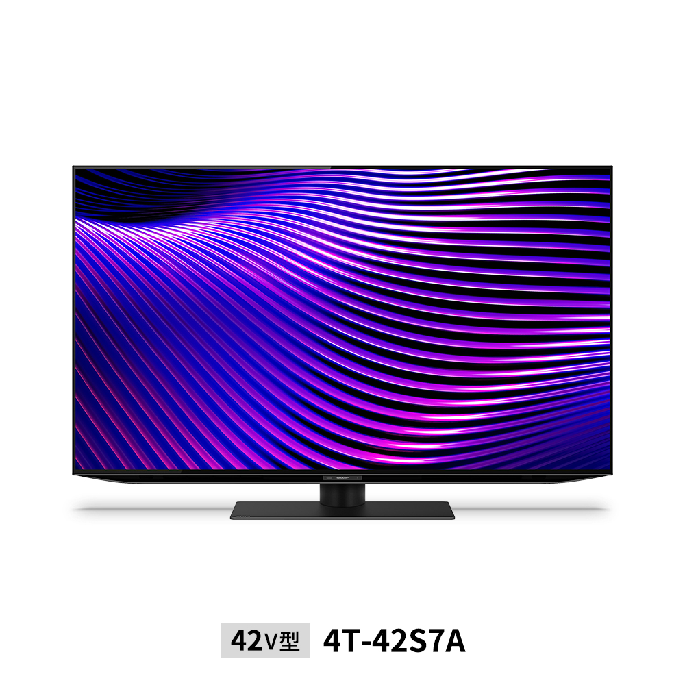 4K有機ELテレビ:42V型4T-42X7A:正面