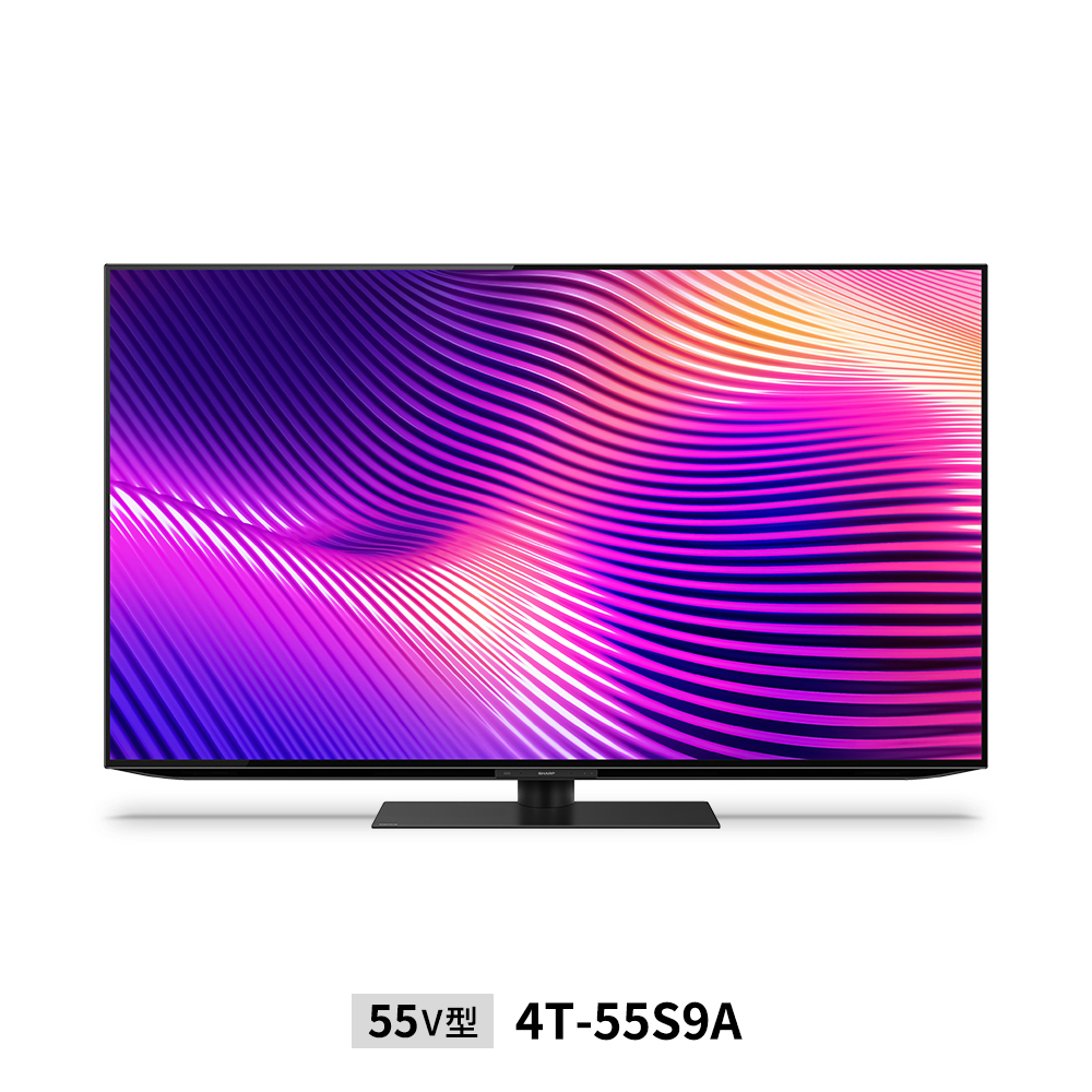 4K有機ELテレビ:55V型4T-55X7A:正面