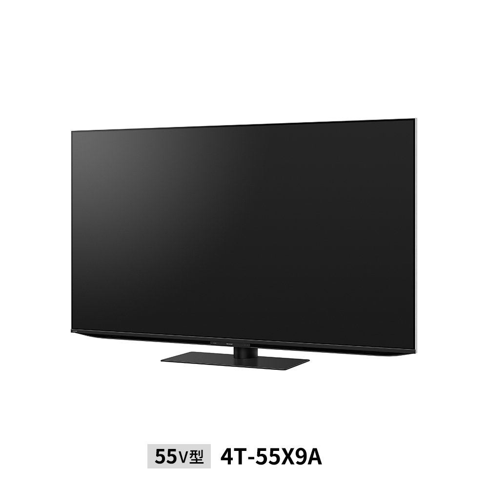 量子ドット/mini LEDテレビ:55V型4T-55X9A:左振り