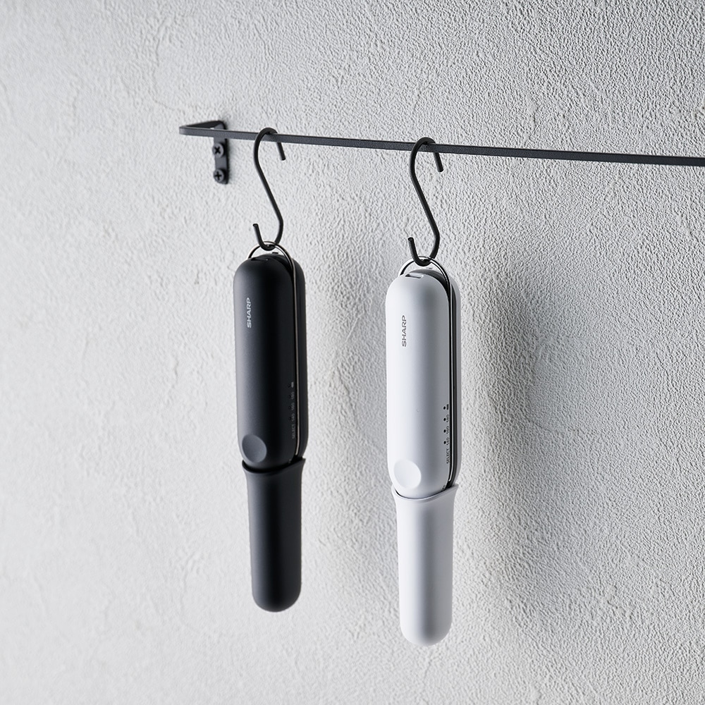 便利な吊下げフックリング付き