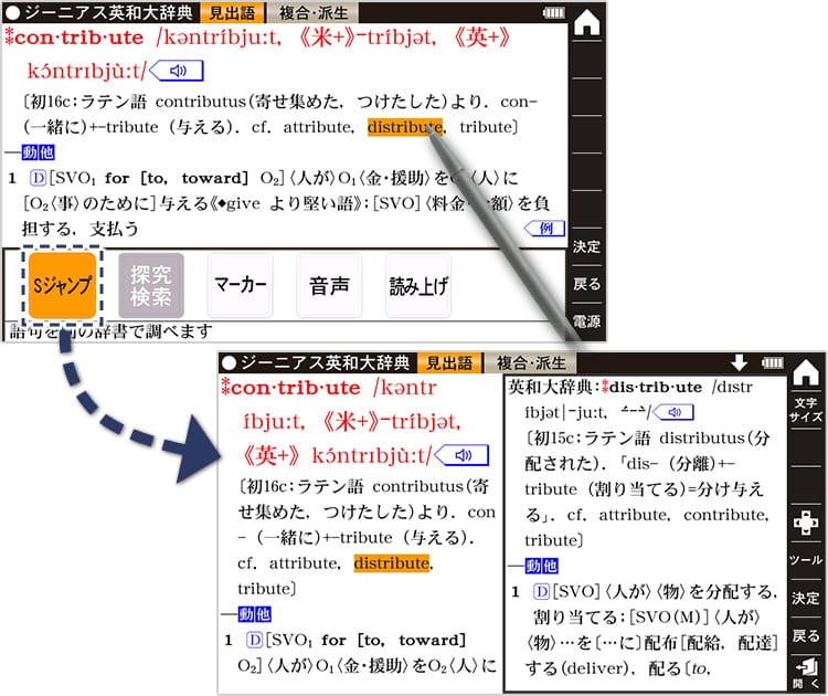 Sジャンプ機能の活用シーンイメージ