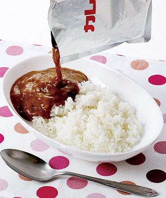 レトルトカレー＆ごはん