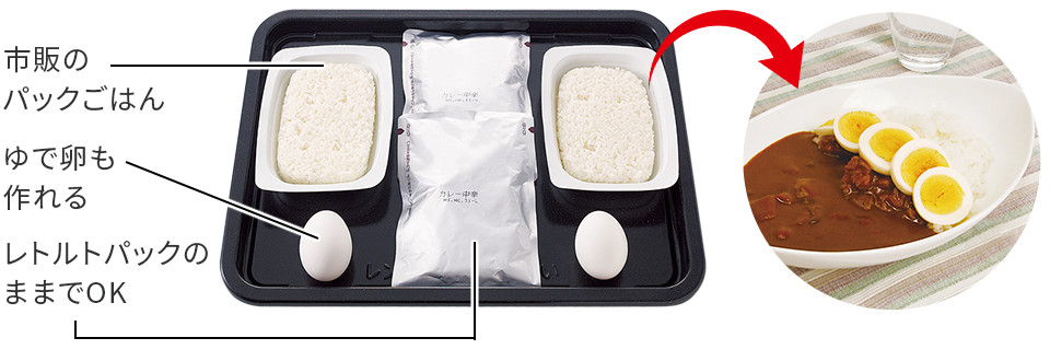 レトルト食品、ゆで卵