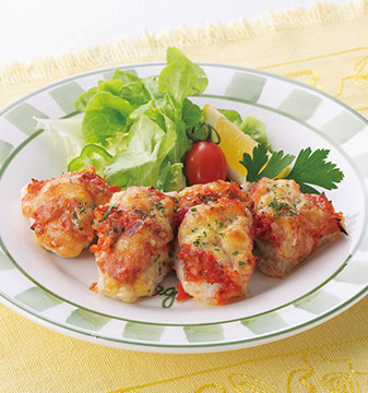 鶏のピザソース焼き