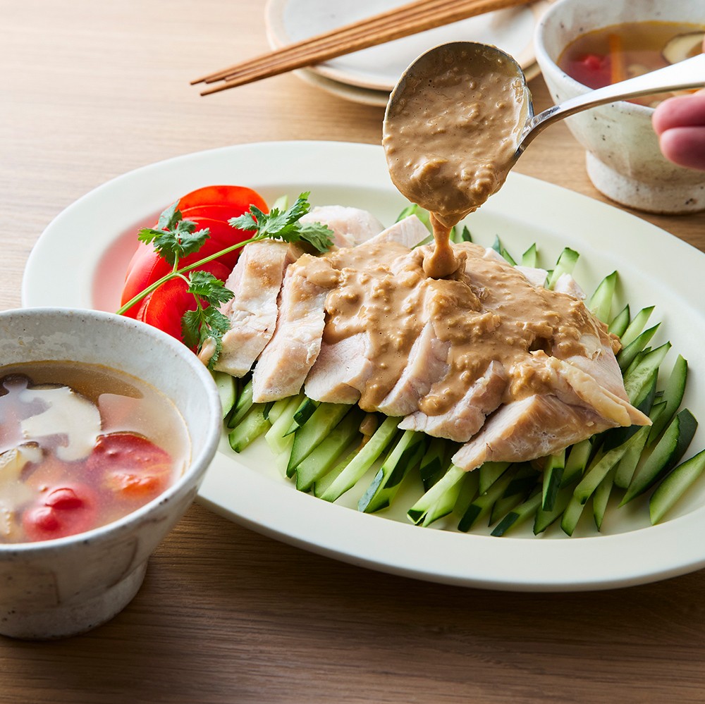 棒棒鶏（スープセット）出来上がりイメージ