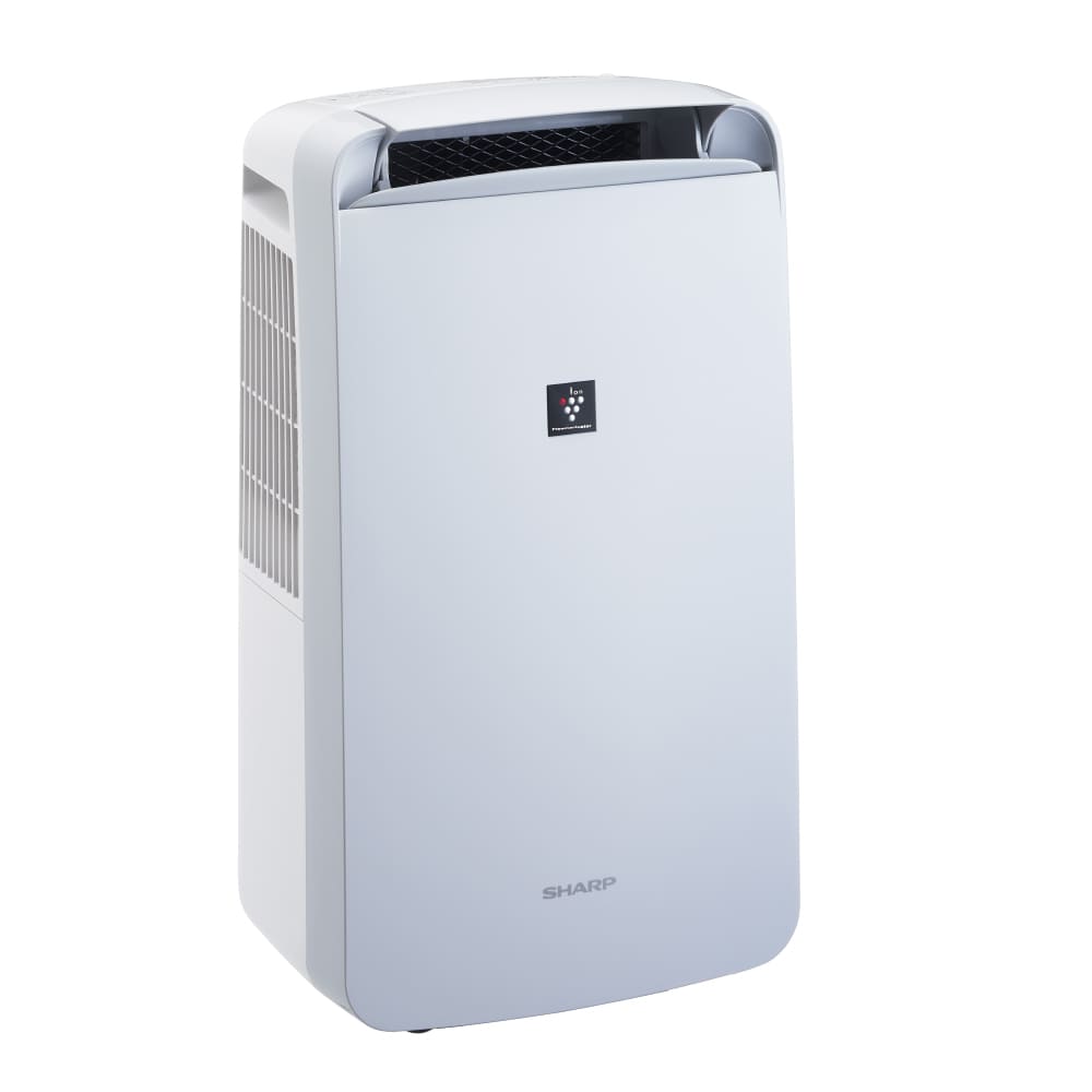 コンプレッサー方式冷風・衣類乾燥除湿機CM-U100:本体斜め（右振り）