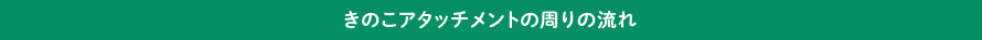 きのこアタッチメントの周りの流れ