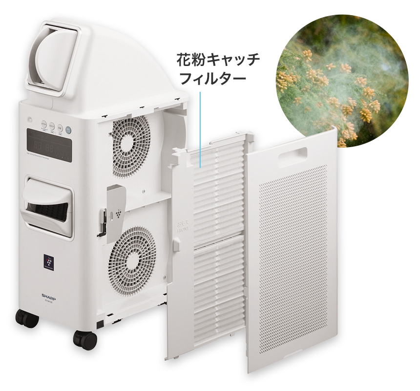 花粉キャッチフィルター