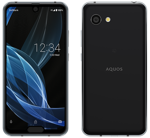AQUOS R2 compact／ピュアブラック