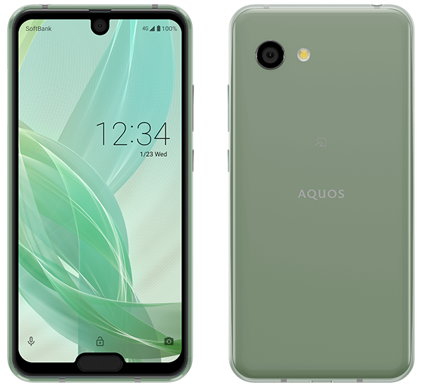 AQUOS R2 compact／スモーキーグリーン