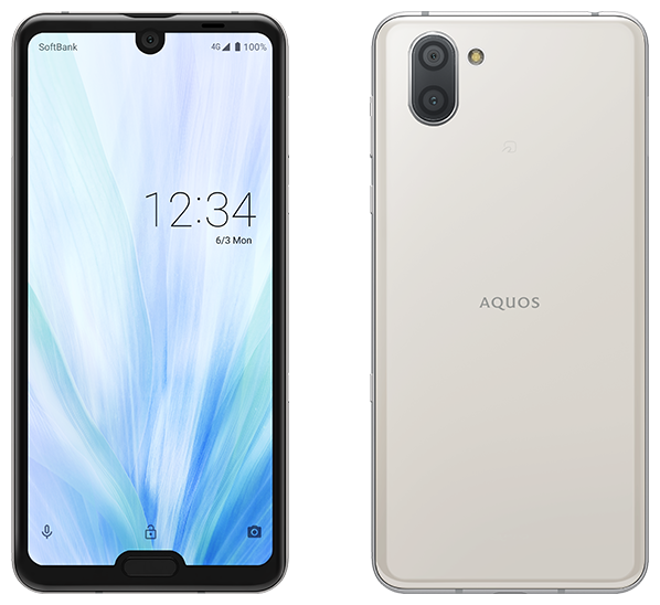AQUOS R3／プラチナホワイト