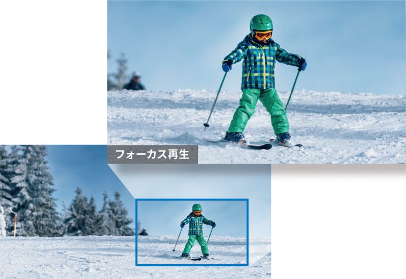 フォーカス再生