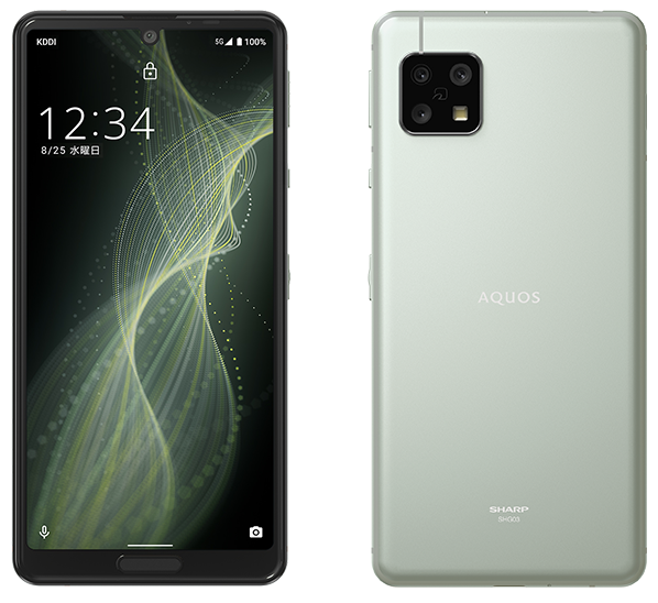 AQUOS sense5／オリーブシルバー