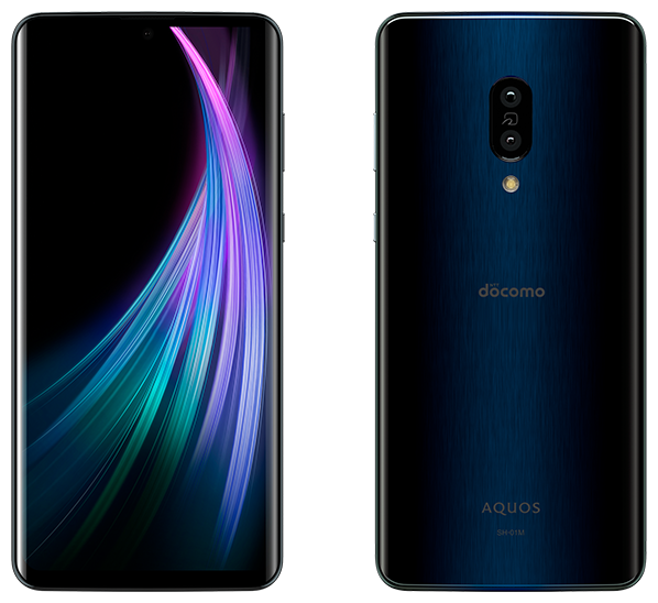 AQUOS zero2 SH-01M／Astro Black（アストロブラック）