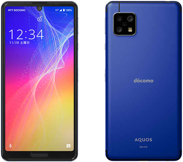AQUOS sense4 SH-41A／ブルー