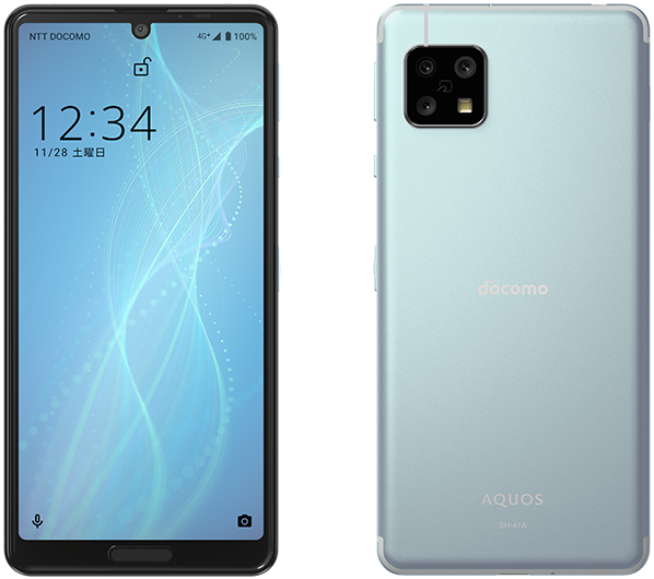 AQUOS sense4 SH-41A／ライトブルー