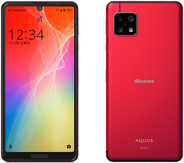 AQUOS sense4 SH-41A／レッド