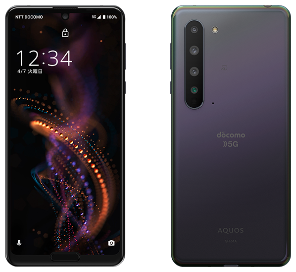 AQUOS R5G SH-51A／ブラックレイ