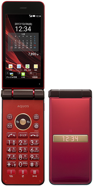 AQUOS K SHF34／ルージュレッド