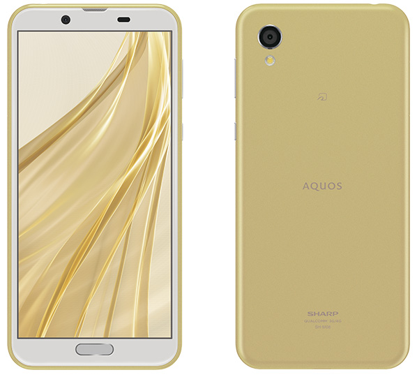 AQUOS sense2 SH-M08／アッシュイエロー
