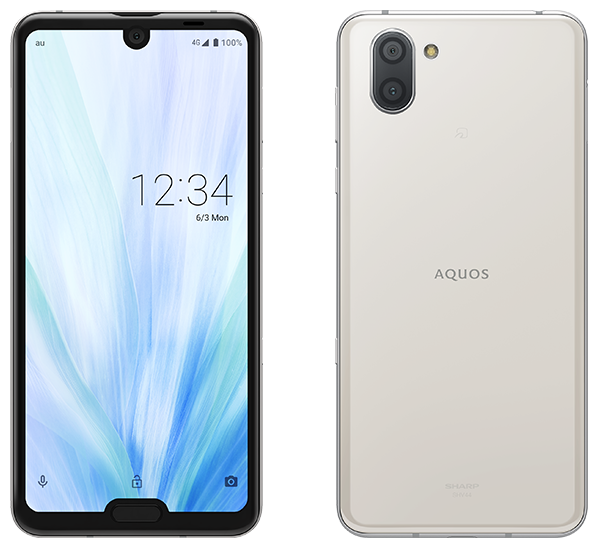 AQUOS R3 SHV44／プラチナホワイト