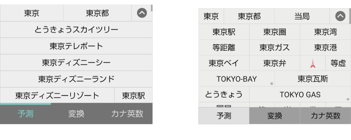 予測変換