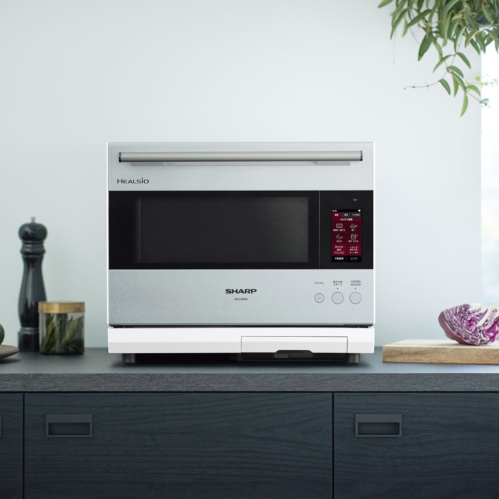 オーブン・電子レンジ:ヘルシオ AX-LSX3A ドアが優しく閉まるソフトダンパーのイメージ