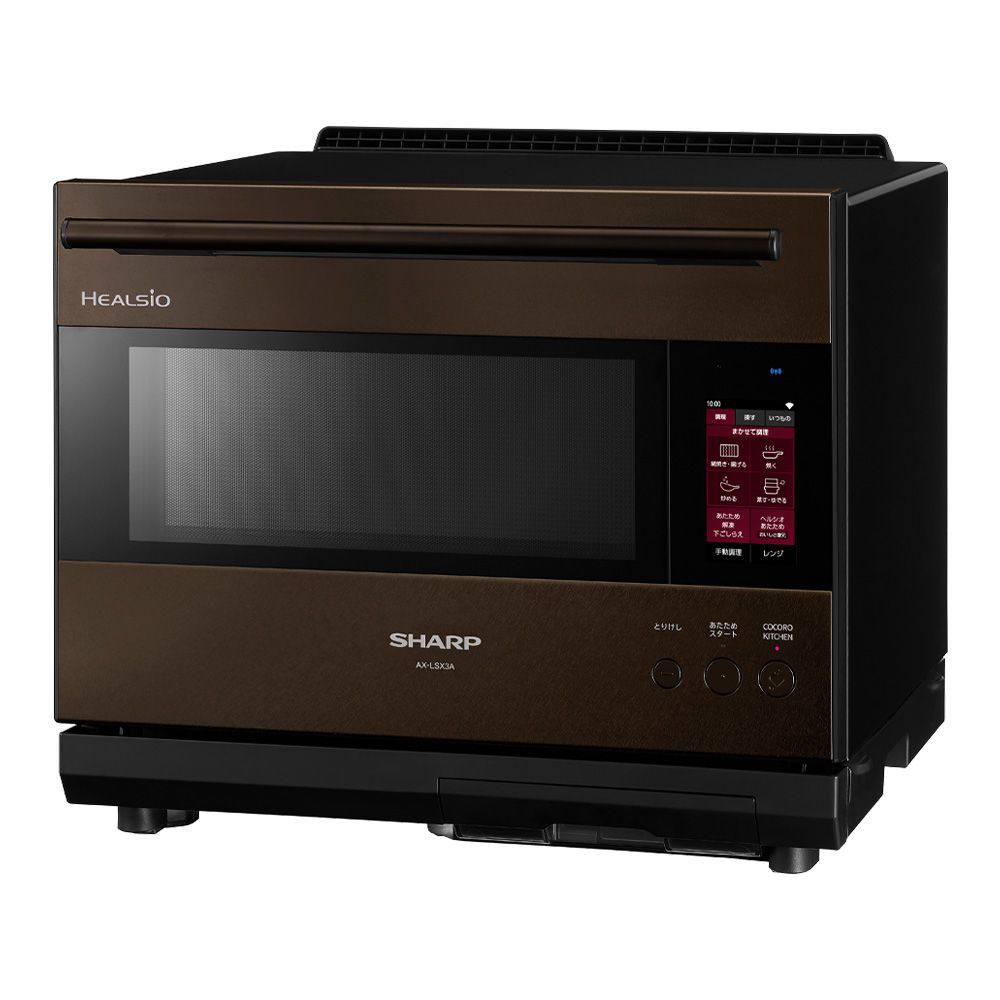 オーブン・電子レンジ:ヘルシオ AX-LSX3A-R斜め