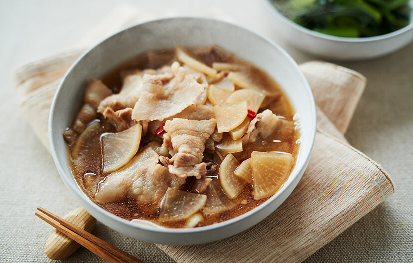 豚肉と大根の煮つけ