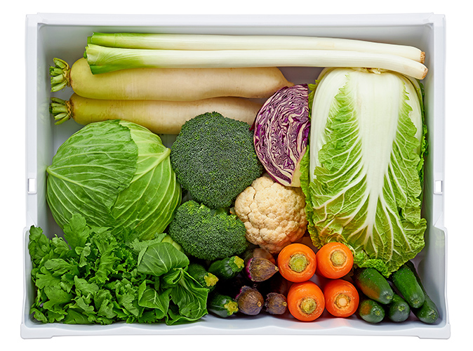 下段野菜ケース収納イメージ