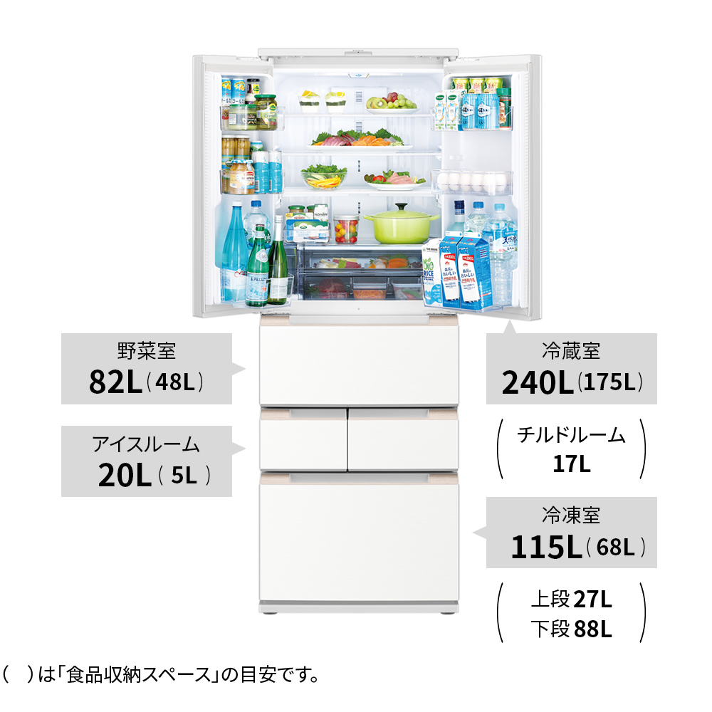 定格内容積