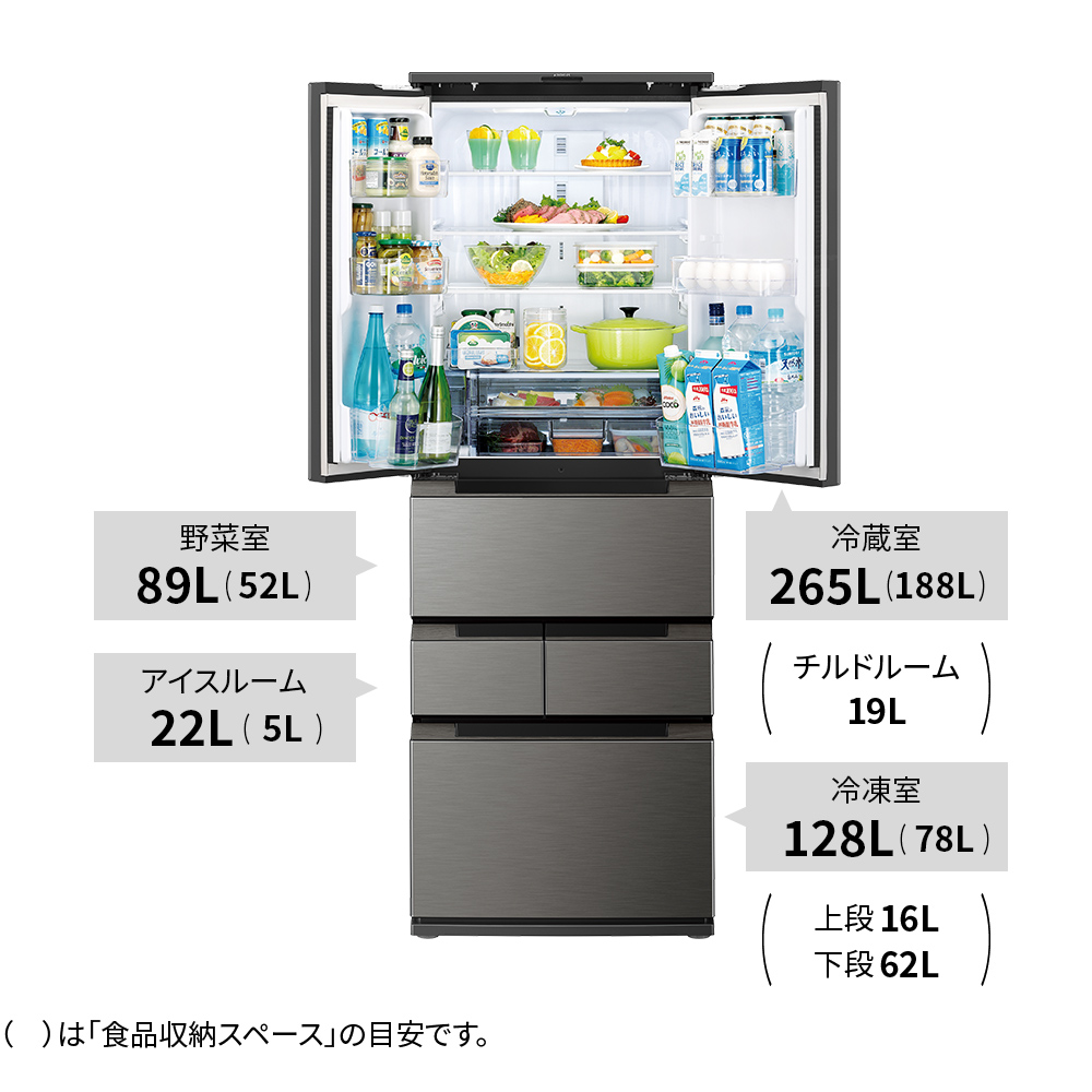 定格内容積