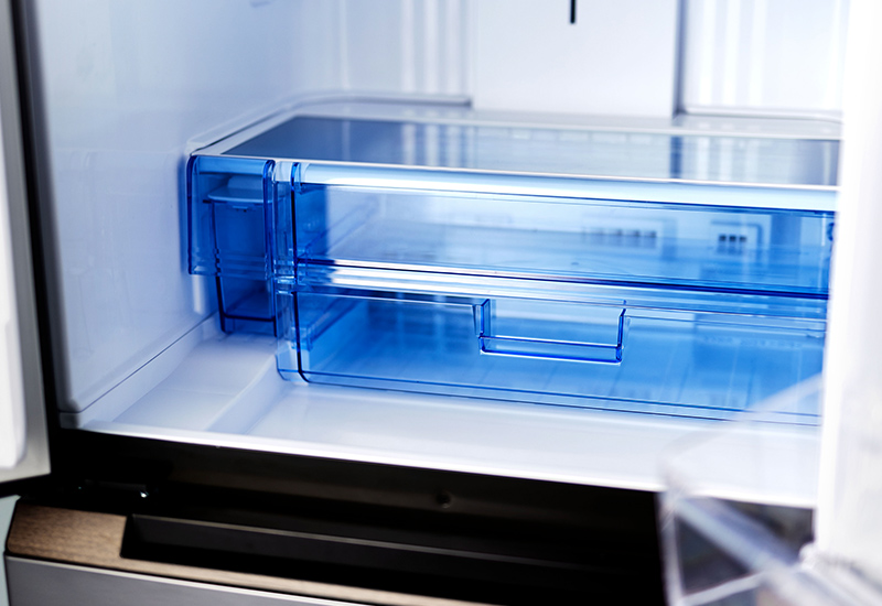 庫内の使いやすさにもこだわり。上段は鮮度を守って保存、下段は作りおき専用ルームとなっている