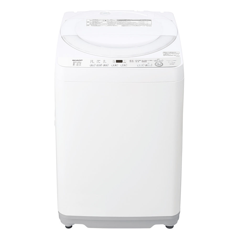 ドラム式洗濯乾燥機 ES-GE6K：-S（シルバー系・正面）