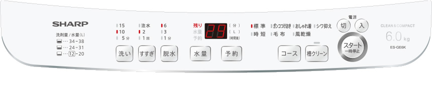 操作パネル写真