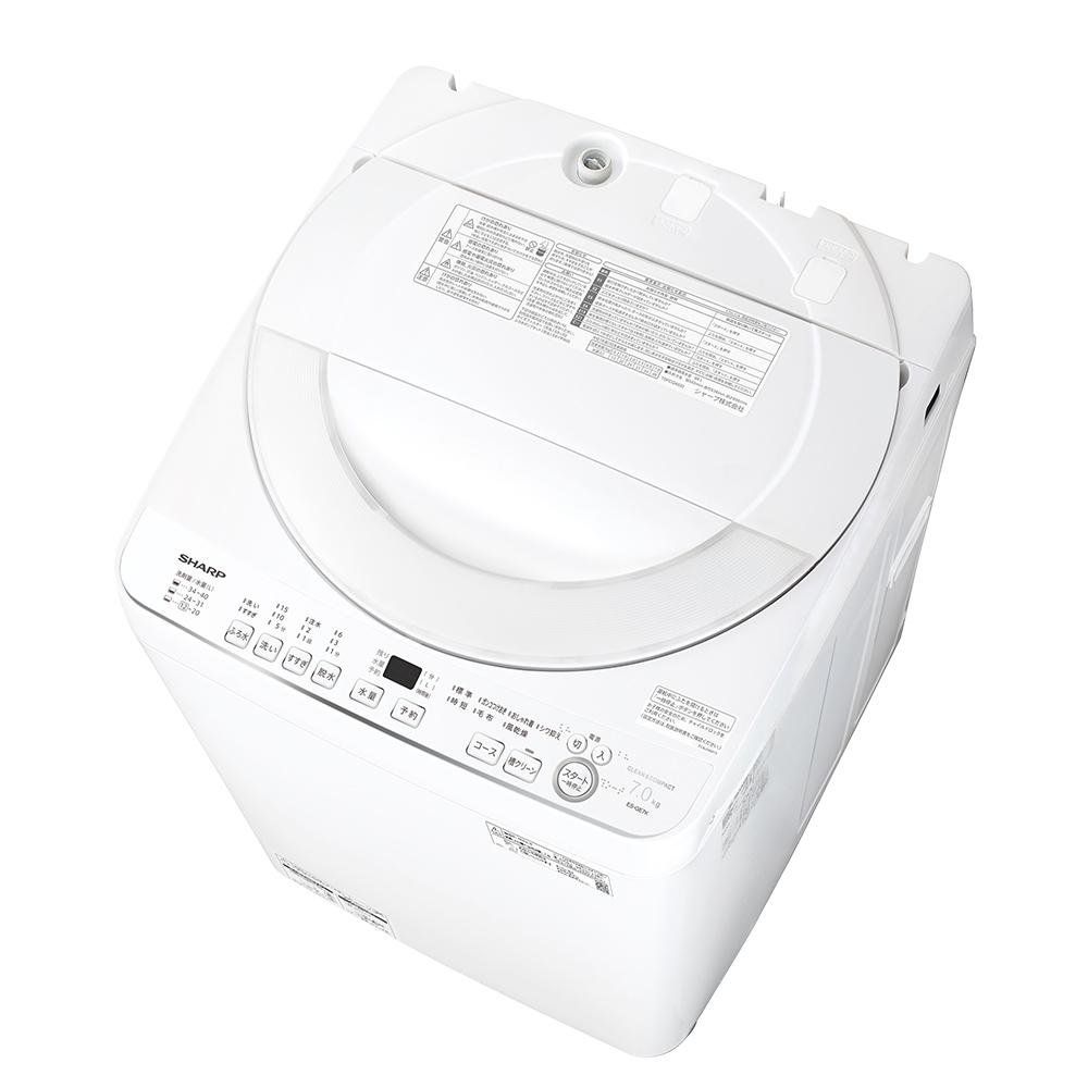 ドラム式洗濯乾燥機 ES-GE7K：-S（シルバー系・左振り）