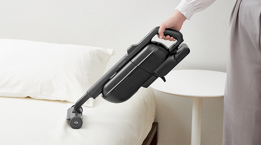 コンパクトふとん掃除ヘッドの使用イメージ