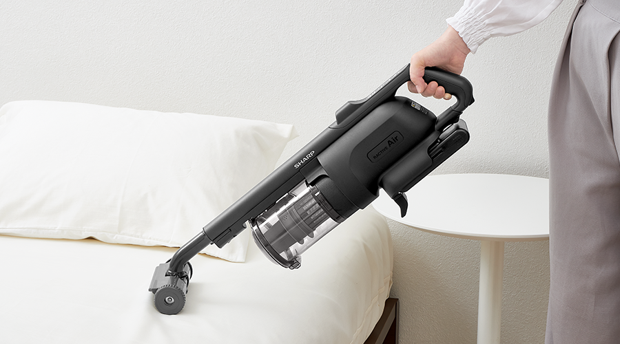 コンパクトふとん掃除ヘッドの使用イメージ