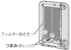 プレフィルターのお手入れ（KI-JX75/KI-X75E6/KI-J75YX/KI-HX75/KI-X75E5/KI -H75YX）│空気清浄機│サポート・お問い合わせ：シャープ