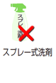 スプレー式洗剤